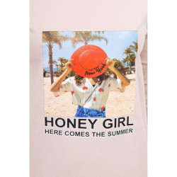 Šaty Honey Girl béžové Univerzálna Béžová #4