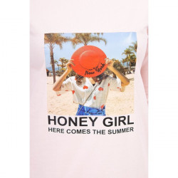 Šaty Honey Girl pudrovo ružové Univerzálna Pudrová ružová #3