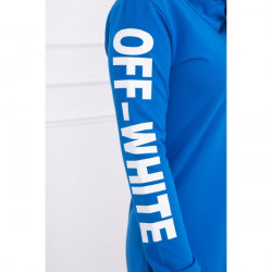 Šaty Off White MI6207 modré Univerzálna Modrá #3