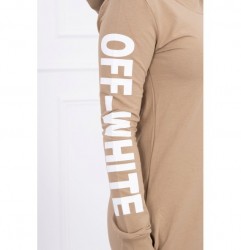 Šaty Off White MI62072 camel Univerzálna Kamel #3