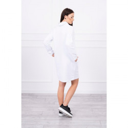 Šaty s kapucňou Bonjour MI0153 biele Univerzálna Biela #2
