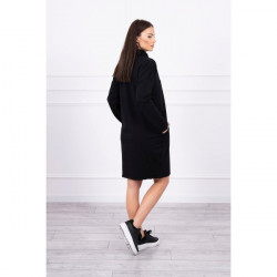 Šaty s kapucňou Bonjour MI0153 čierne Univerzálna Čierna #2