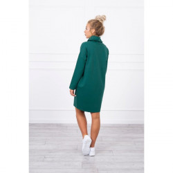 Šaty s kapucňou Bonjour MI0153 zelené Univerzálna Zelená #2