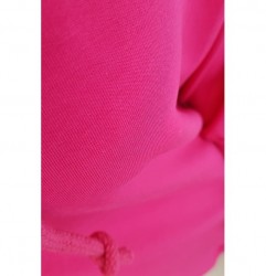 Šaty s predĺženou zadnou stranou a kapucňou MI9078 fuchsia Univerzálna Fuchsia #6