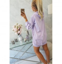 Šaty s vreckom MI9109 fialové Univerzálna Fialová #6