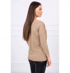 Tričko CASUAL MI8834 camel Univerzálna Kamel #1
