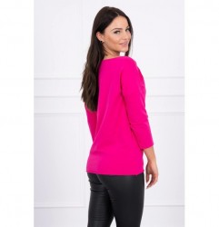 Tričko CASUAL MI8834 fuchsia Univerzálna Fuchsia #1