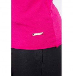Tričko CASUAL MI8834 fuchsia Univerzálna Fuchsia #2