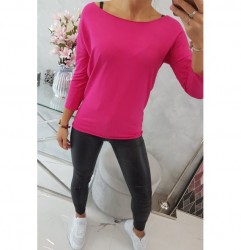 Tričko CASUAL MI8834 fuchsia Univerzálna Fuchsia #3