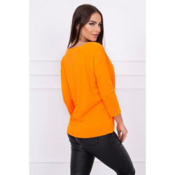 Tričko s farebnou potlačou MI64633 neónovo oranžové, Uni, Oranžová/neón #1