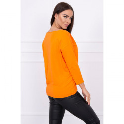 Tričko s farebnou potlačou MI64633 oranžové, Uni, Oranžová #1