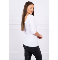 Tričko s okrúhlym výstrihom MI8832 biele Univerzálna Biela #1