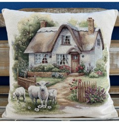 Veľkonočná gobelínová obliečka na vankúš 42x42 cm Eden 1343 A NA Viacfarebná 42x42 cm