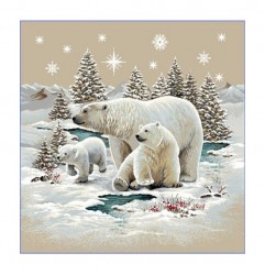 Vianočná gobelínová obliečka na vankúš 42x42 cm Chenille 1245 Viacfarebná 42x42 cm #1