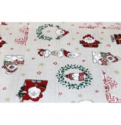 Vianočný obrus Medvedík béžový 90x90 cm Made in Italy Béžová 90x90 cm #5