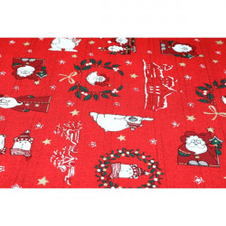 Vianočný obrus Medvedík červený 90x90 cm Made in Italy Červená 90 x 90 cm #4