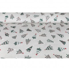 Vianočný obrus Vianočný stromček 120x200 cm Viacfarebná #3