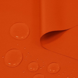 Vodeodolná látka oranžová tmavá, šírka 160 cm Oranžová