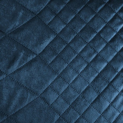 Zamatový prehoz na posteľ Luiz3 modrý new Modrá 170x210 cm #2