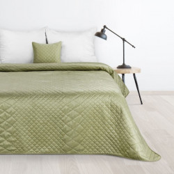 Zamatový prehoz na posteľ Luiz3 svetlozelený new Zelená 170x210 cm
