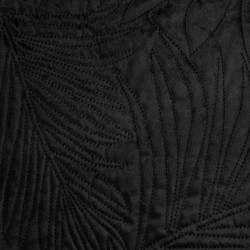 Zamatový prehoz na posteľ Luiz4 čierny new Čierna 220x240 cm #1