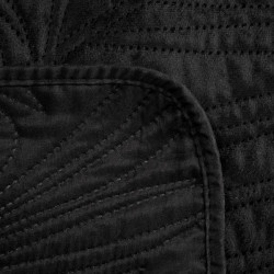 Zamatový prehoz na posteľ Luiz4 čierny new Čierna 220x240 cm #2