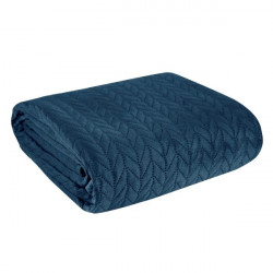 Zamatový prehoz na posteľ Luiz4 modrý new Modrá 200x220 cm #3