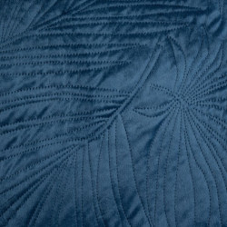 Zamatový prehoz na posteľ Luiz4 modrý new Modrá 220x240 cm #1