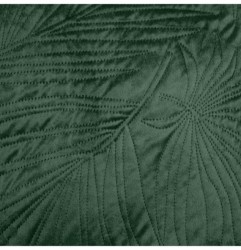 Zamatový prehoz na posteľ Luiz4 tmavozelený new Zelená 220x240 cm #1