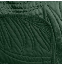Zamatový prehoz na posteľ Luiz4 tmavozelený new Zelená 220x240 cm #2