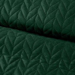 Zamatový prehoz na posteľ Luiz4 zelený new Zelená 200x220 cm #2