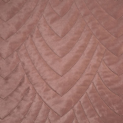 Zamatový prehoz na posteľ Luiz6 ružový new Ružová 170x210 cm #2