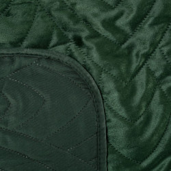 Zamatový prehoz na posteľ Luiz6 tmavozelený new Zelená 220x240 cm #1