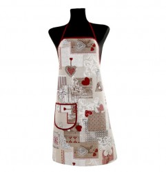 Zástera červený patchwork 65x76 cm Made in Italy #2