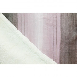 Zateplená deka Fashion 160x210 cm šedá+lila 160x210  cm #1