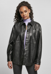 Dámska bunda Urban Classics Faux Leather Overshirt Pohlavie: dámske, Velikost: XXL
