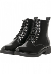 Dámske členkové topánky Urban Classics Lace Boot black