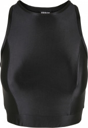Dámsky top URBAN CLASSICS Ladies Cropped Shiny black Pohlavie: dámske, Size US: XS #5