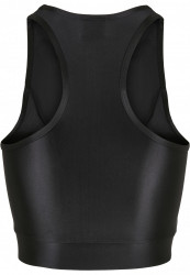 Dámsky top URBAN CLASSICS Ladies Cropped Shiny black Pohlavie: dámske, Size US: XS #6