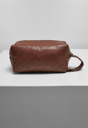 Kozmetická taška Urban Classics Imitation Leather Cosmetic hnedá #1