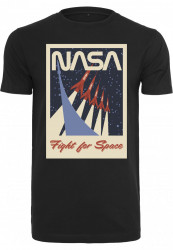 Pánske tričko MR.TEE NASA Fight For Space Tee Farba: black,