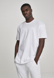 Pánske tričko URBAN CLASSICS Mesh Panel Tee white