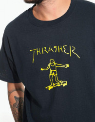 Pánske tričko Thrasher Gonz S/S čierne Farba: Čierna, #1