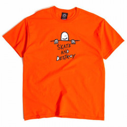 Pánske oranžové tričko Thrasher Gonz Sad Logo Farba: Oranžová,