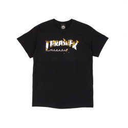 Pánske tričko Thrasher Intro Burner čierne Farba: Čierna, #1