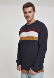 Pánsky sveter URBAN CLASSICS Block Sweater
