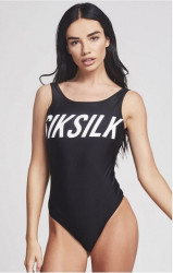 SIK SILK Dámske čierne celé plavky SikSilk Ibiza