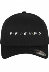 Šiltovka MERCHCODE Friends Logo Flexfit Cap Farba: black, #1
