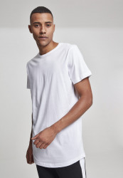 Pánske tričko URBAN CLASSICS Shaped Long biele