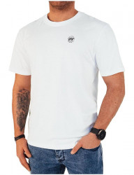 Biele pánske basic tričko B4565